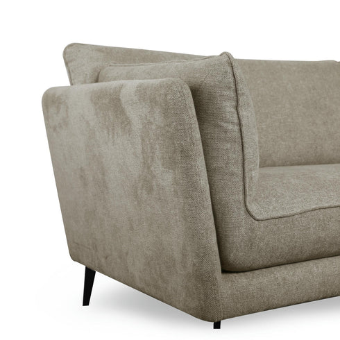 Armchair Bari - Beige Fabric